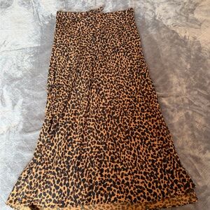 Madewell Drawstring Midi Slip Skirt